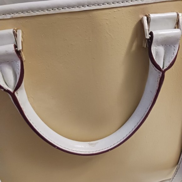 Antonio Melani two tone leather shoulder bag - Picture 7 of 16